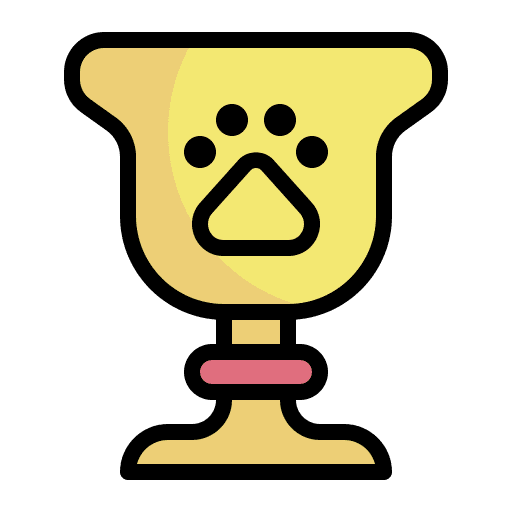 Trophy award trophy animal icon Trophy award trophy animal icon