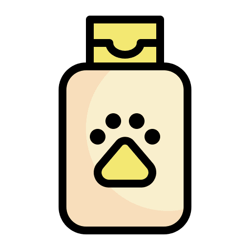 Pet shampoo animals soap pet care icon Pet shampoo animals soap pet care icon