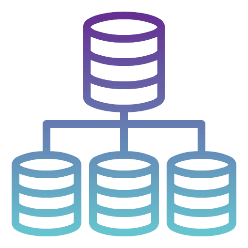 Big data hosting seo and web network icon Big data hosting seo and web network icon