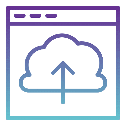 Cloud storage ui upload cloud computing icon Cloud storage ui upload cloud computing icon