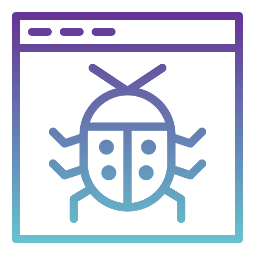 Debug browser debug seo and web icon Debug browser debug seo and web icon