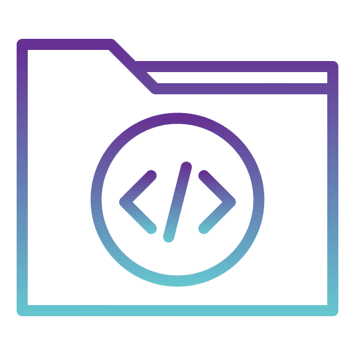Folder files and folders programming archive icon Folder files and folders programming archive icon