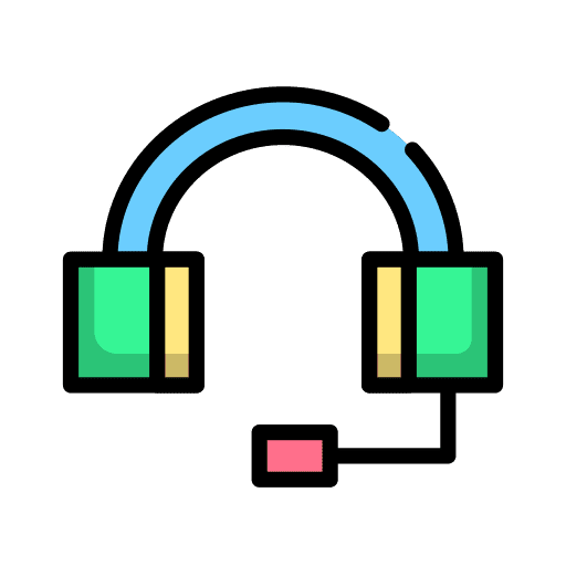 Headphones sound electronics device icon Headphones sound electronics device icon