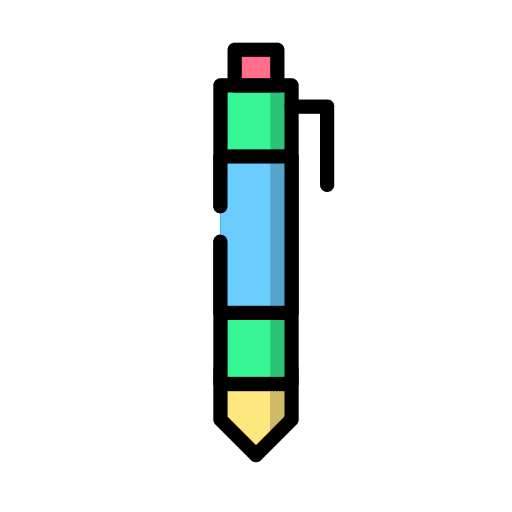 Pen stationery sketching draw icon Pen stationery sketching draw icon