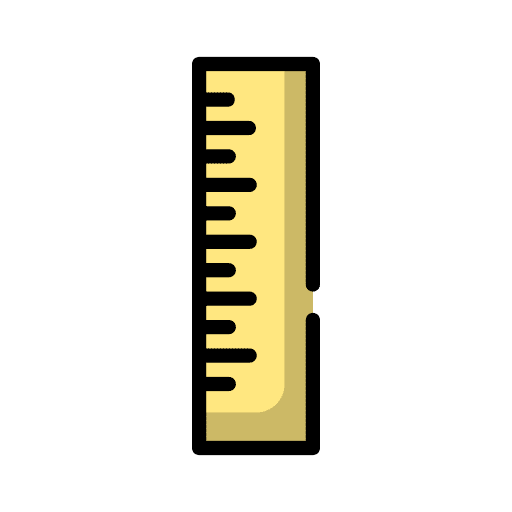 Ruler education measuring geometry icon Ruler education measuring geometry icon