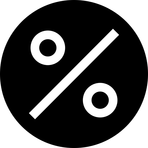 Discount commerce and shopping price sales icon