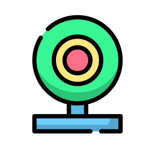 Webcam web camera communications electronics icon Webcam web camera communications electronics icon