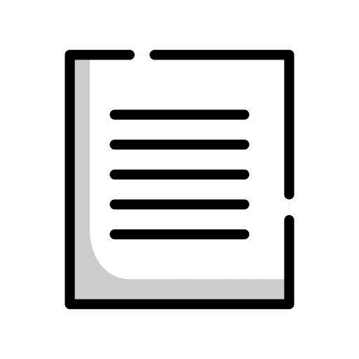 Writing text lines files and folders writer icon Writing text lines files and folders writer icon