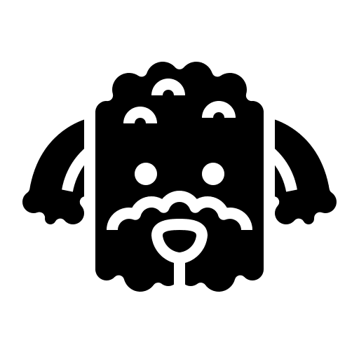 Poodle poodle animal mammal icon