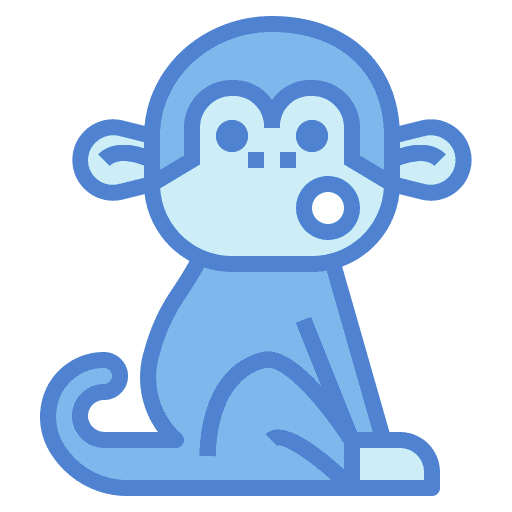 Monkey animals wildlife monkey icon