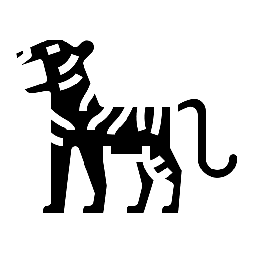 Tiger animals wildlife zoology icon
