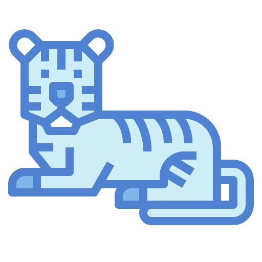 Tiger zoology animal animals icon