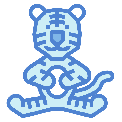 Tiger mammal animals zoology icon Tiger mammal animals zoology icon