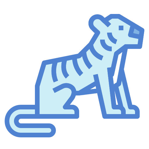 Tiger mammal wildlife animal icon Tiger mammal wildlife animal icon