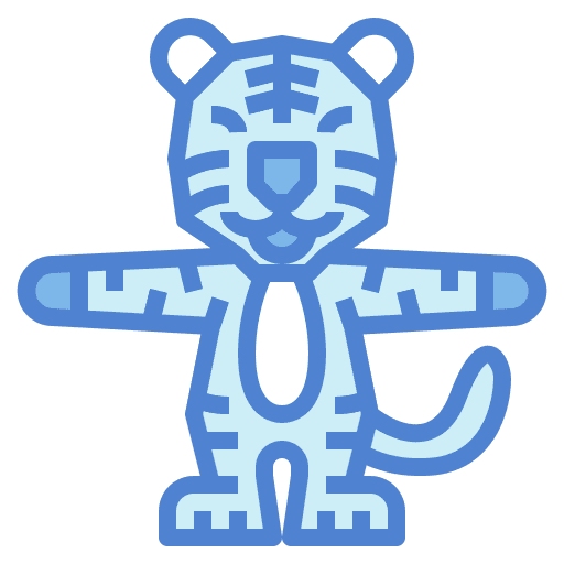Tiger wildlife animal mammal icon Tiger wildlife animal mammal icon