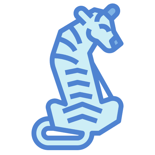 Tiger wildlife animal zoology icon