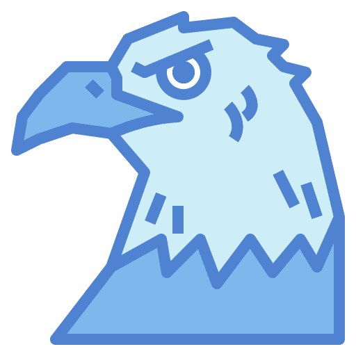 Eagle animal bird falcon icon