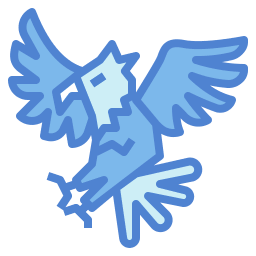 Eagle hawk animal falcon icon