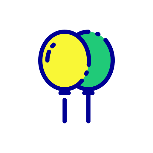 Balloon celebration party birthday icon