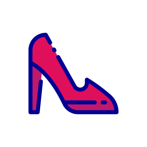 High heels women heels female icon