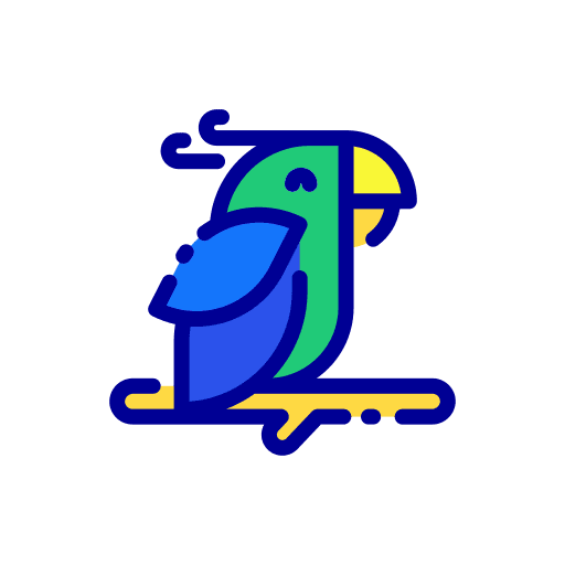 Parrot zoology bird animal kingdom icon