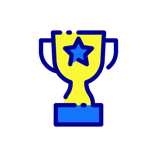 Trophy sport birthday and party competition icon Trophy sport birthday and party competition icon
