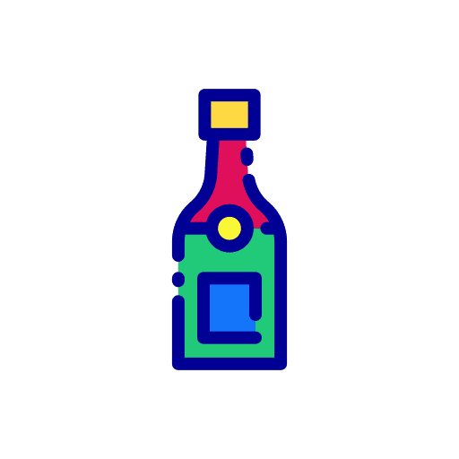Champagne drink bottle celebration icon Champagne drink bottle celebration icon