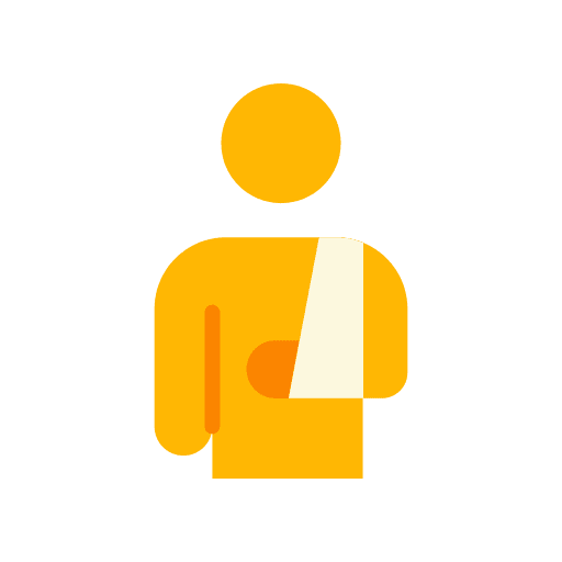Accident injury people accident icon