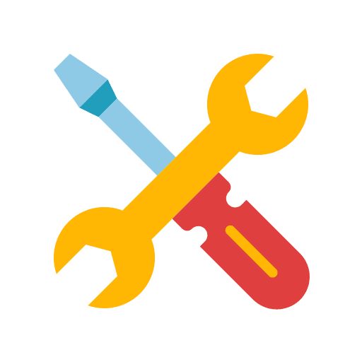 Repair tools screwdriver wrench settings icon