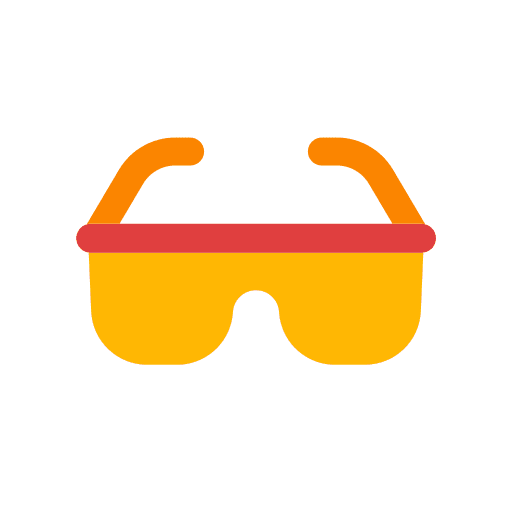 Glasses safety protection ppe icon Glasses safety protection ppe icon