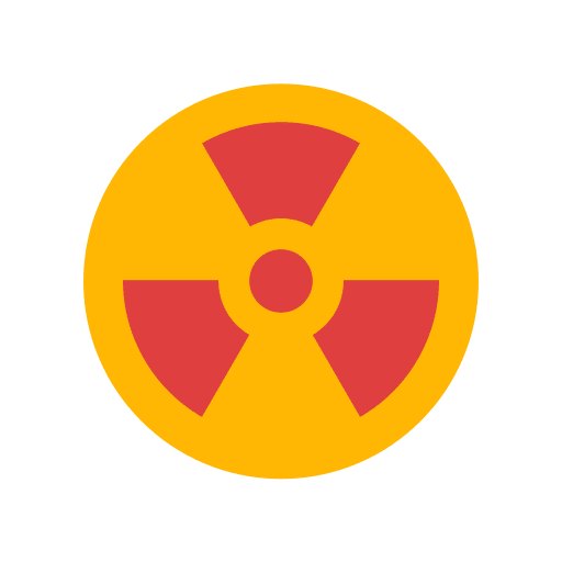Nuclear energy industry power radiation icon Nuclear energy industry power radiation icon