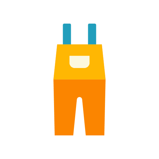 Overall jumpsuit garment clothing icon Overall jumpsuit garment clothing icon