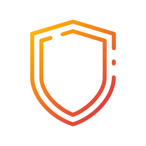 Safety shield ui secure icon