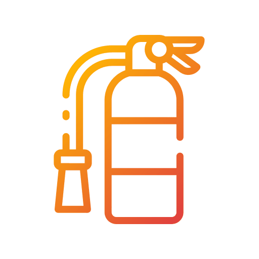 Fire extinguisher firefighter security fire extinguisher icon