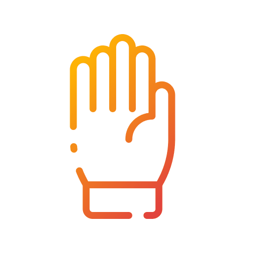 Gloves gloves hand rubber icon