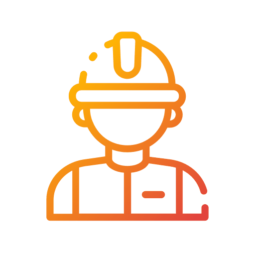 Worker avatar job man icon