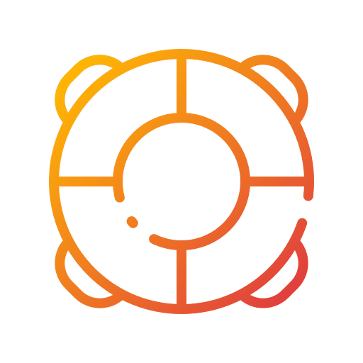 Lifebuoy help lifeguard security icon