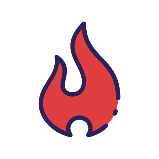 Fire danger element miscellaneous icon