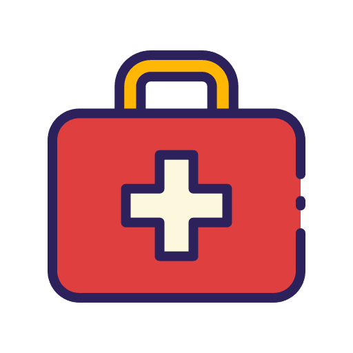 First aid kit medical box emergency first aid kit icon