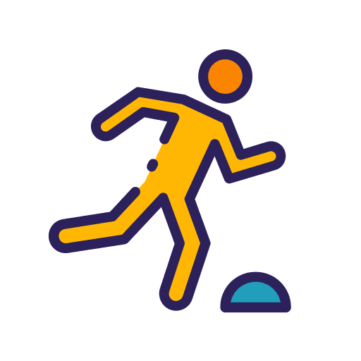 Stumble humanpictos stumbling warning stumble icon