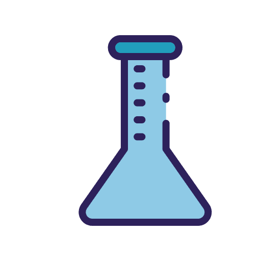 Experiment education research science icon