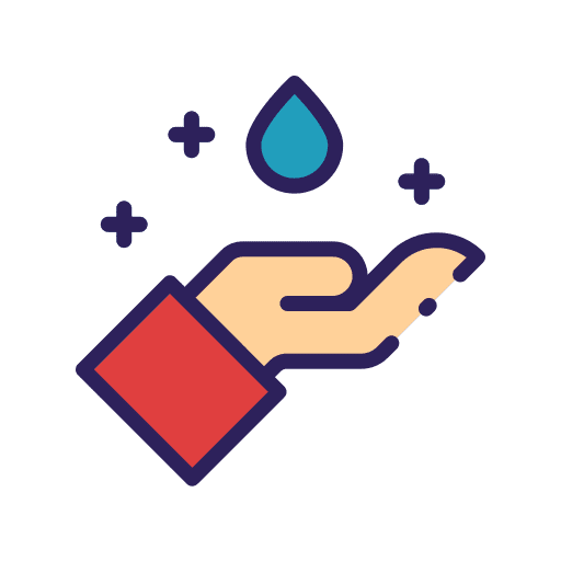 Hand washing coronavirus safety healthcare and medical icon