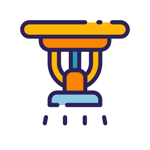 Sprinkle emergency sprinkle water icon