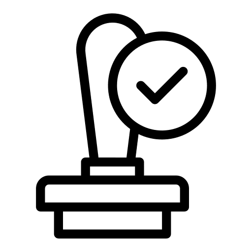 Approve miscellaneous business and finance approve icon