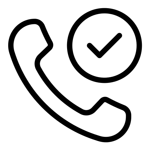 Call check customer service call icon