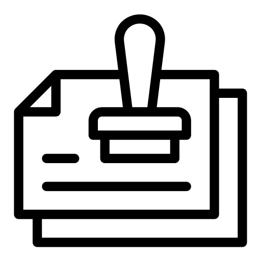 File approved business and finance check icon