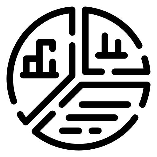 Analytics bar chart analytics statistics icon