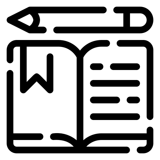 Education pencil learn study icon