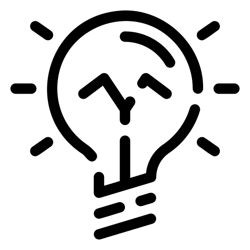 Idea electronics creative marketing icon