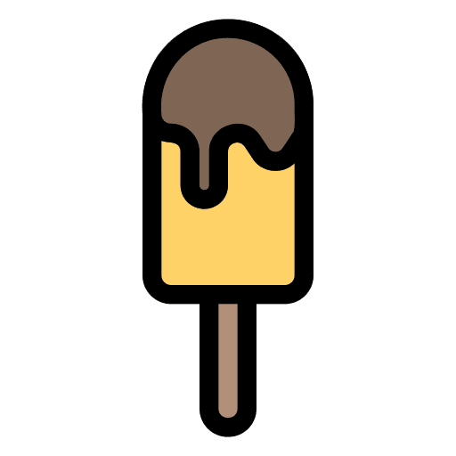 Ice cream popsicle stick ice lolly summer icon